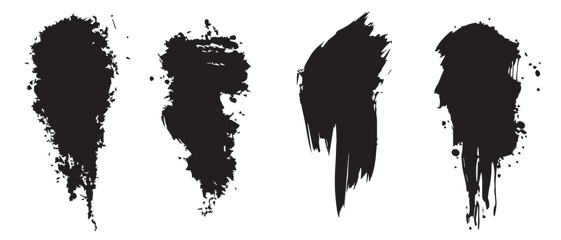 Raw Ink Splash Backgrounds for Bold Graphics vector