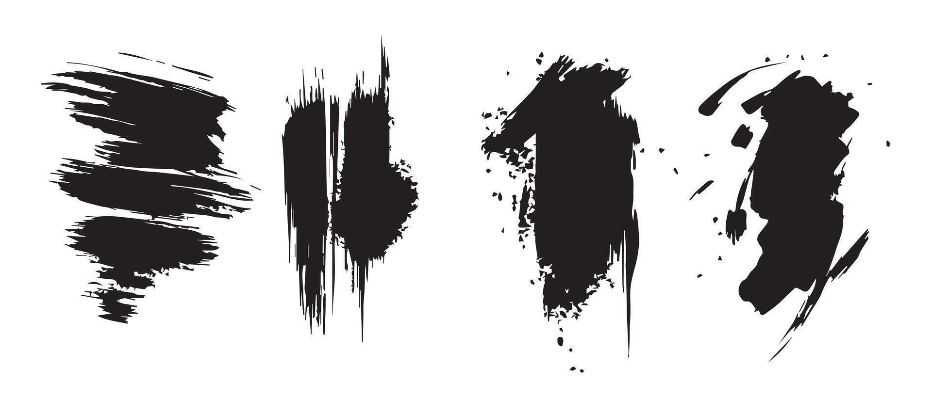 Freeform Ink Splatter Backgrounds for Print Work vector