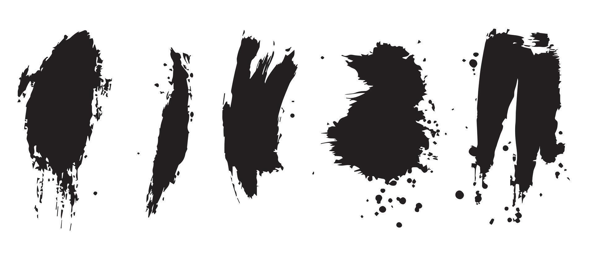 Sharp Ink Splatter Backgrounds for Editorial Use vector