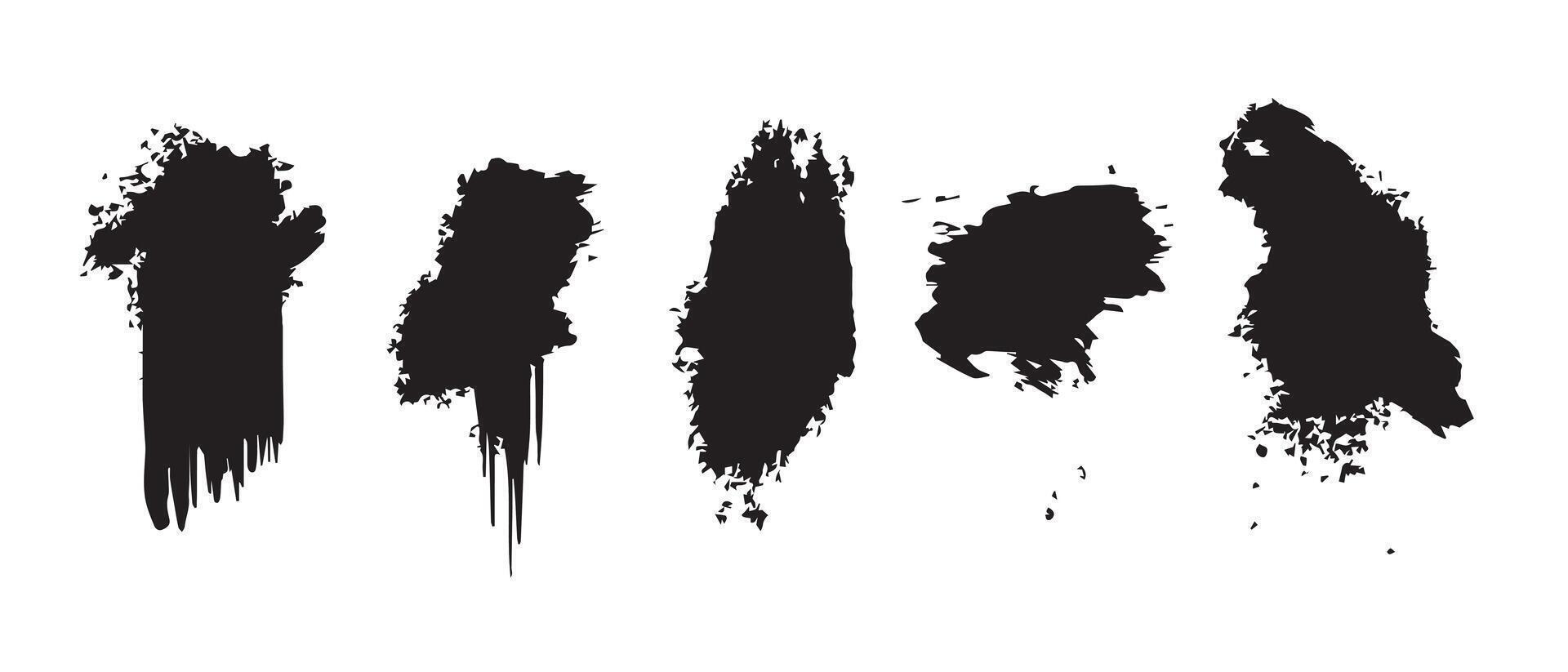 Freestyle Ink Splatter Backgrounds for Art Projects vector