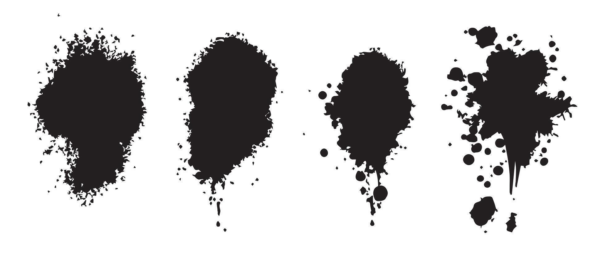 High-Resolution Ink Stains for Background Art vector