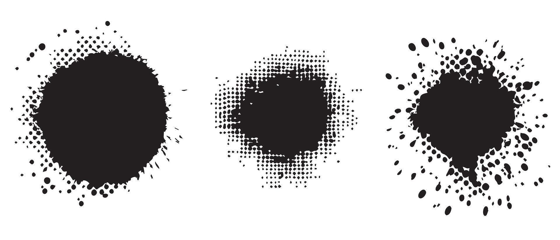 Digital Ink Blot Patterns for Print or Web vector
