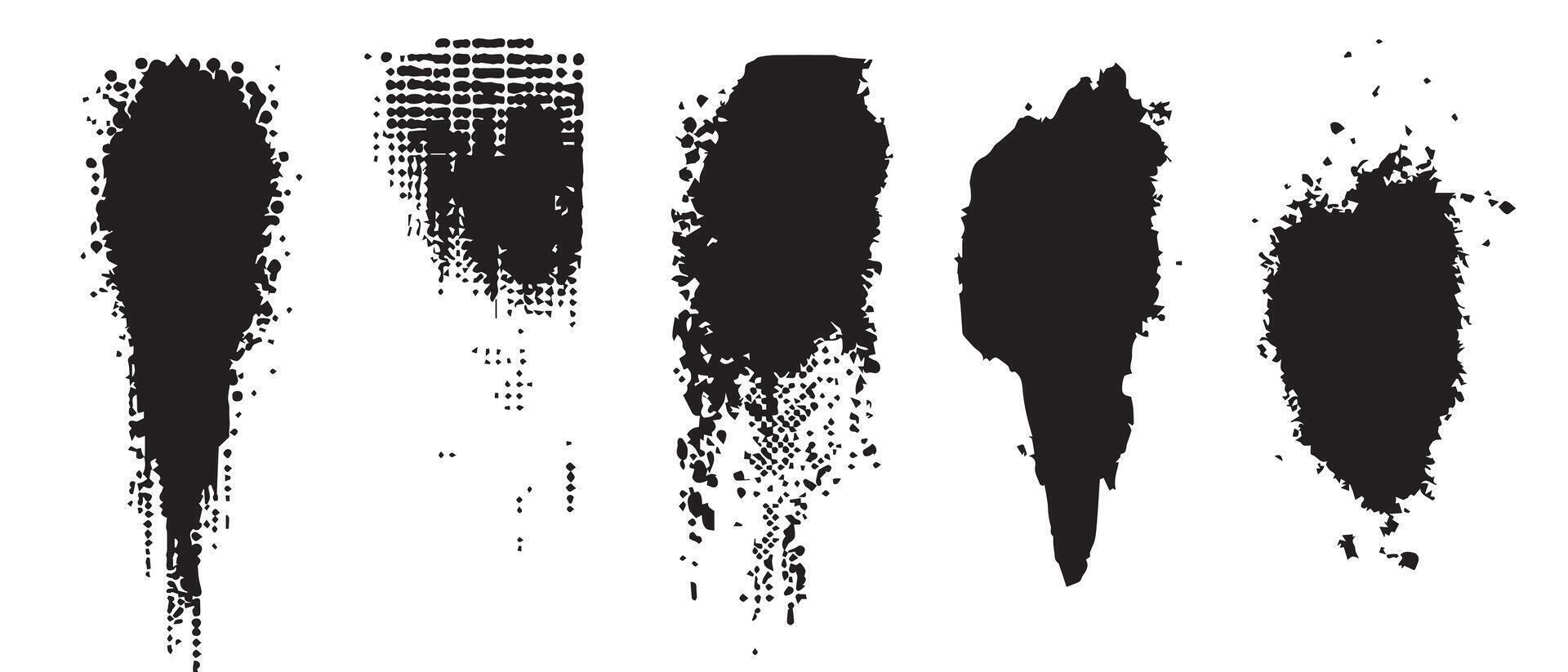 Vivid Ink Mark Backgrounds for Creatives vector