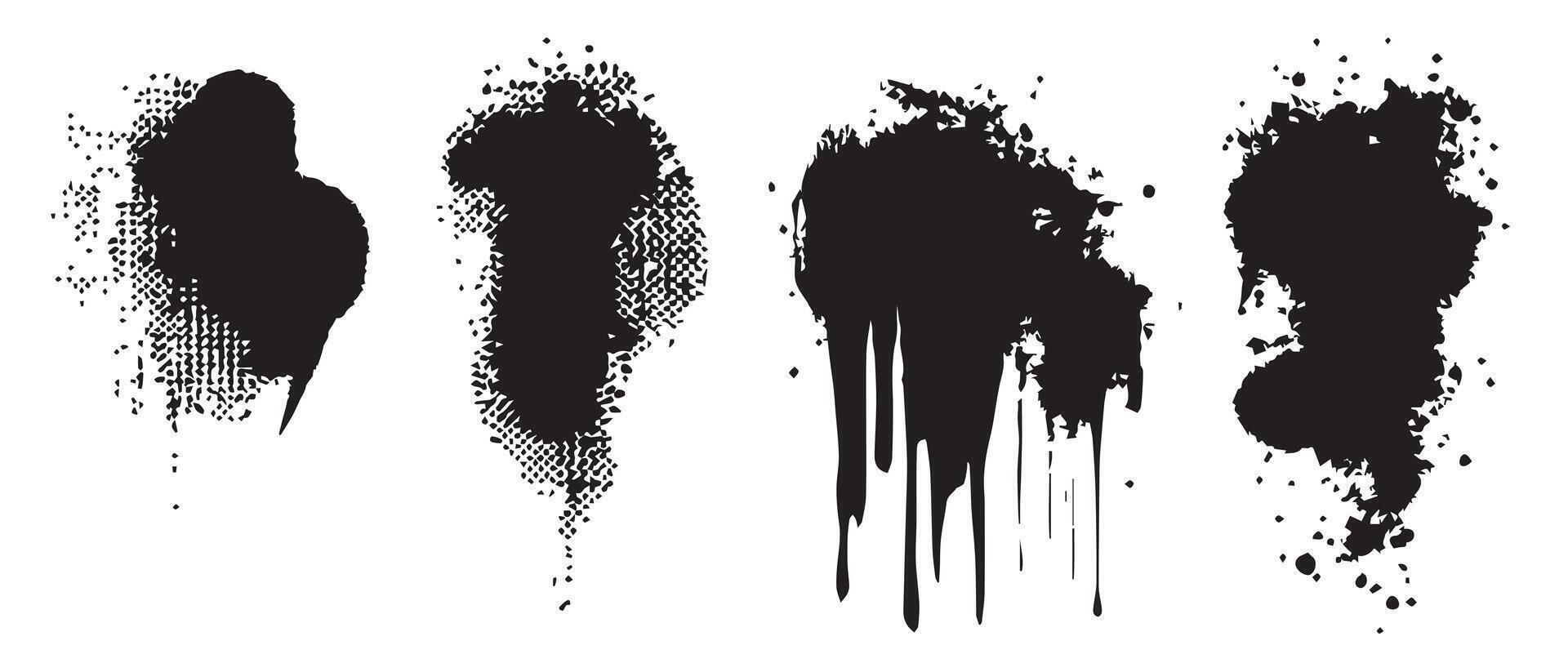 Studio Ink Blot Patterns for Designers vector