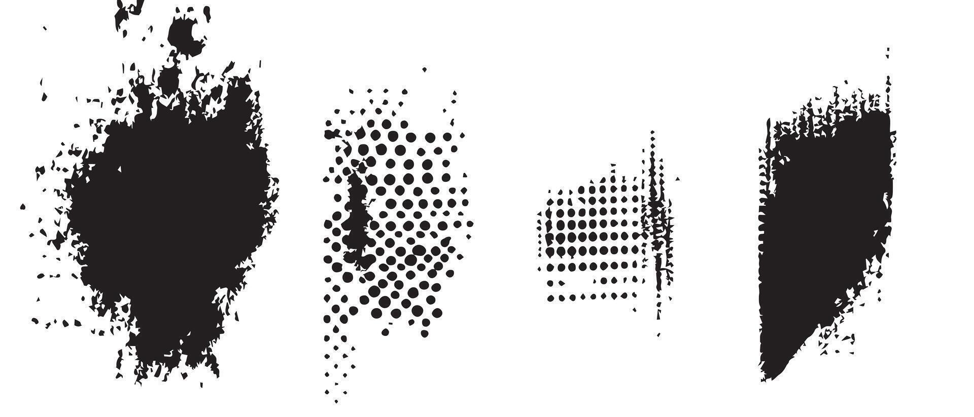 Distorted Ink Blots for Moody Backgrounds vector