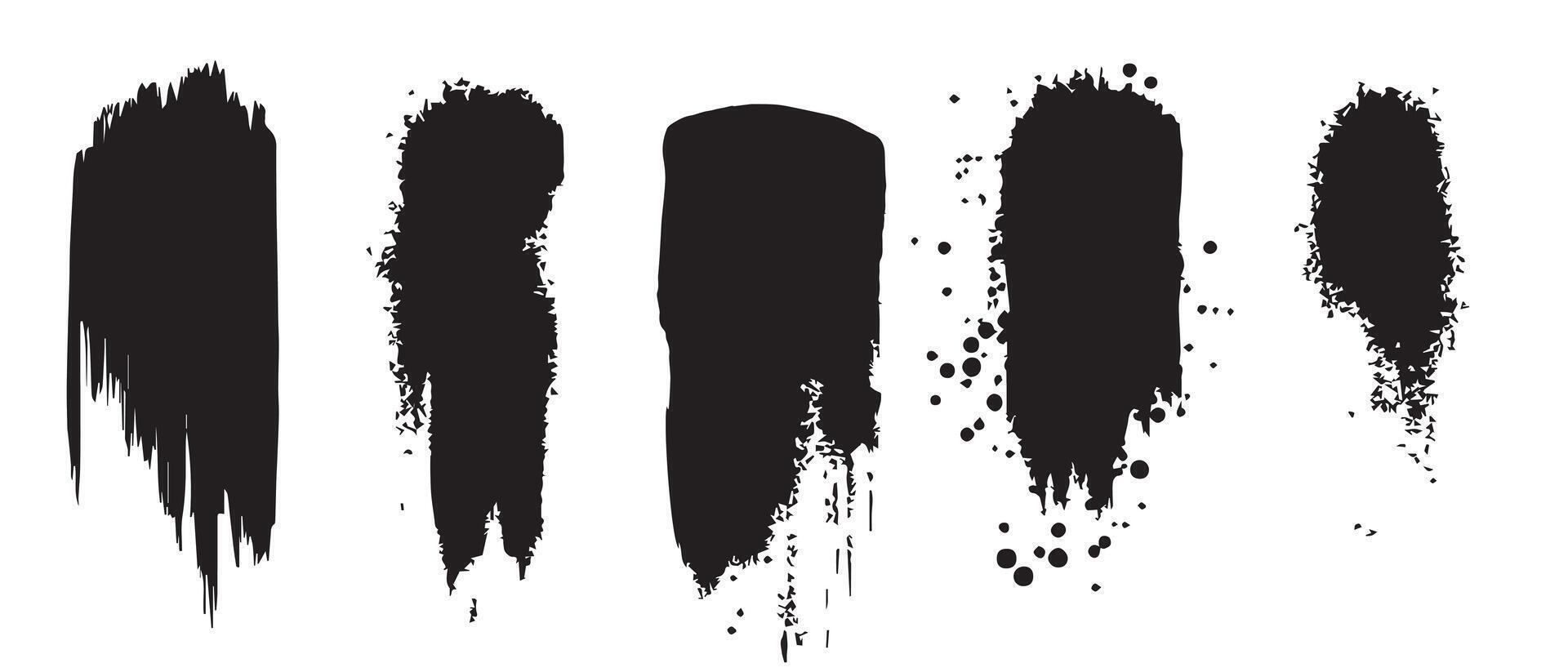 Natural Flow Ink Blot Patterns vector