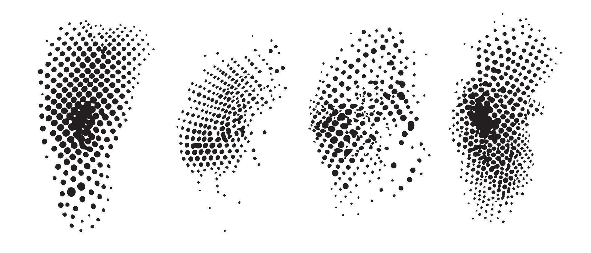 Splash-Driven Ink Blot Patterns for Art vector