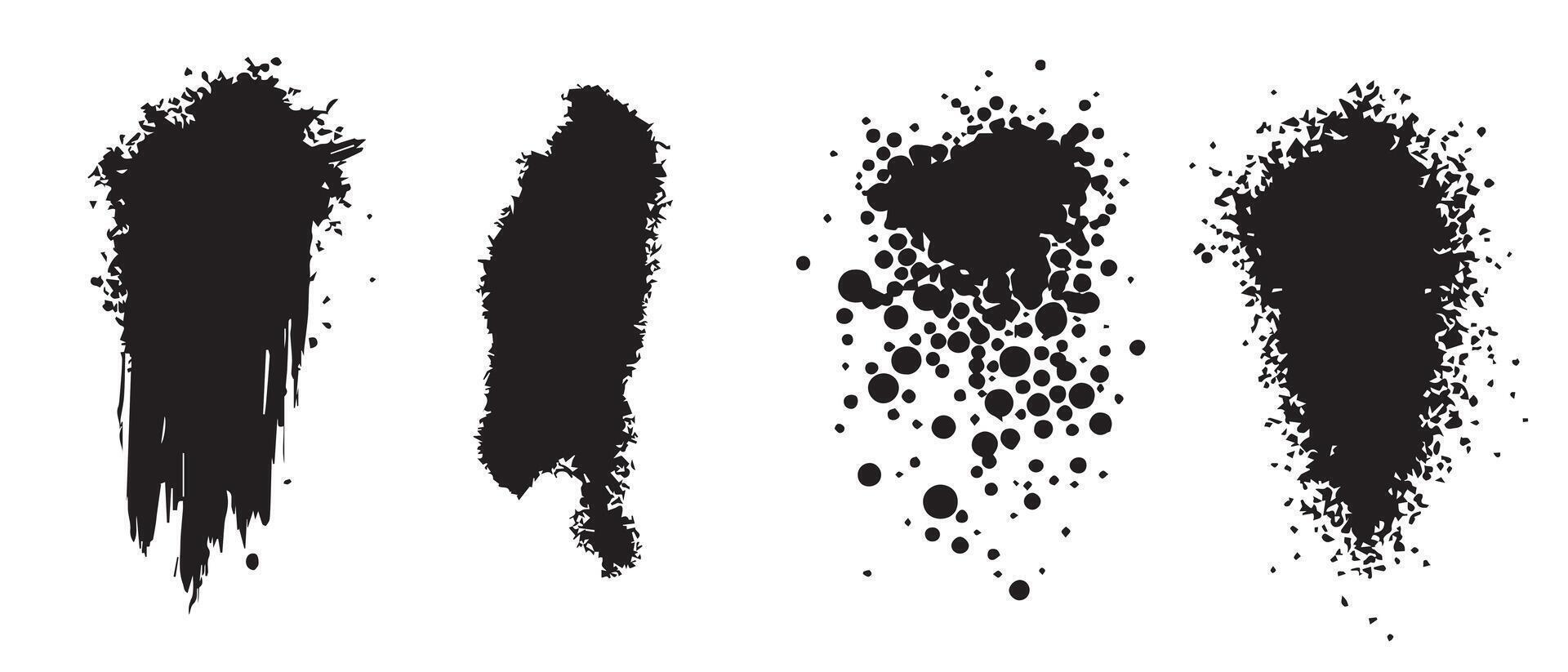 Monochrome Ink Backgrounds for Art Installations vector