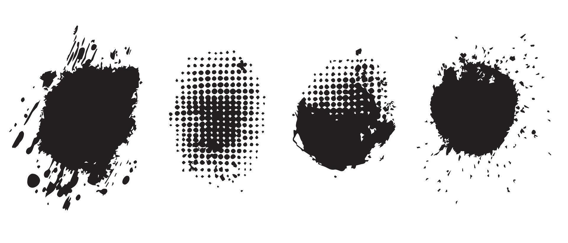 High-Fidelity Ink Splash Textures vector