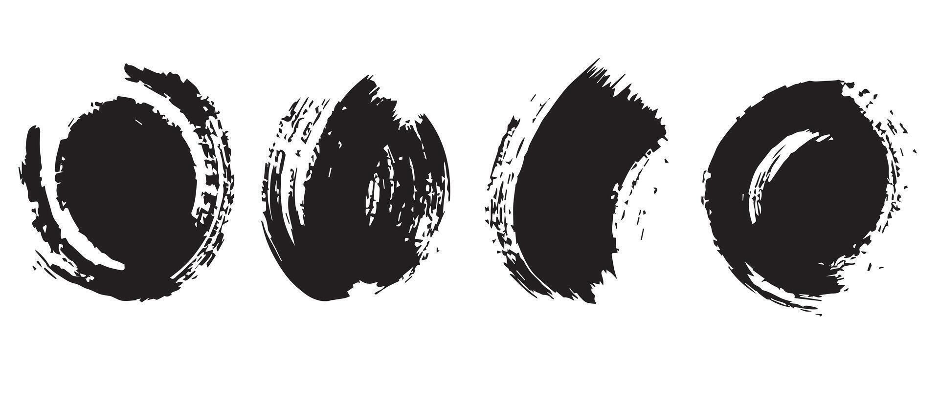 Edgy Ink Ring Backgrounds vector