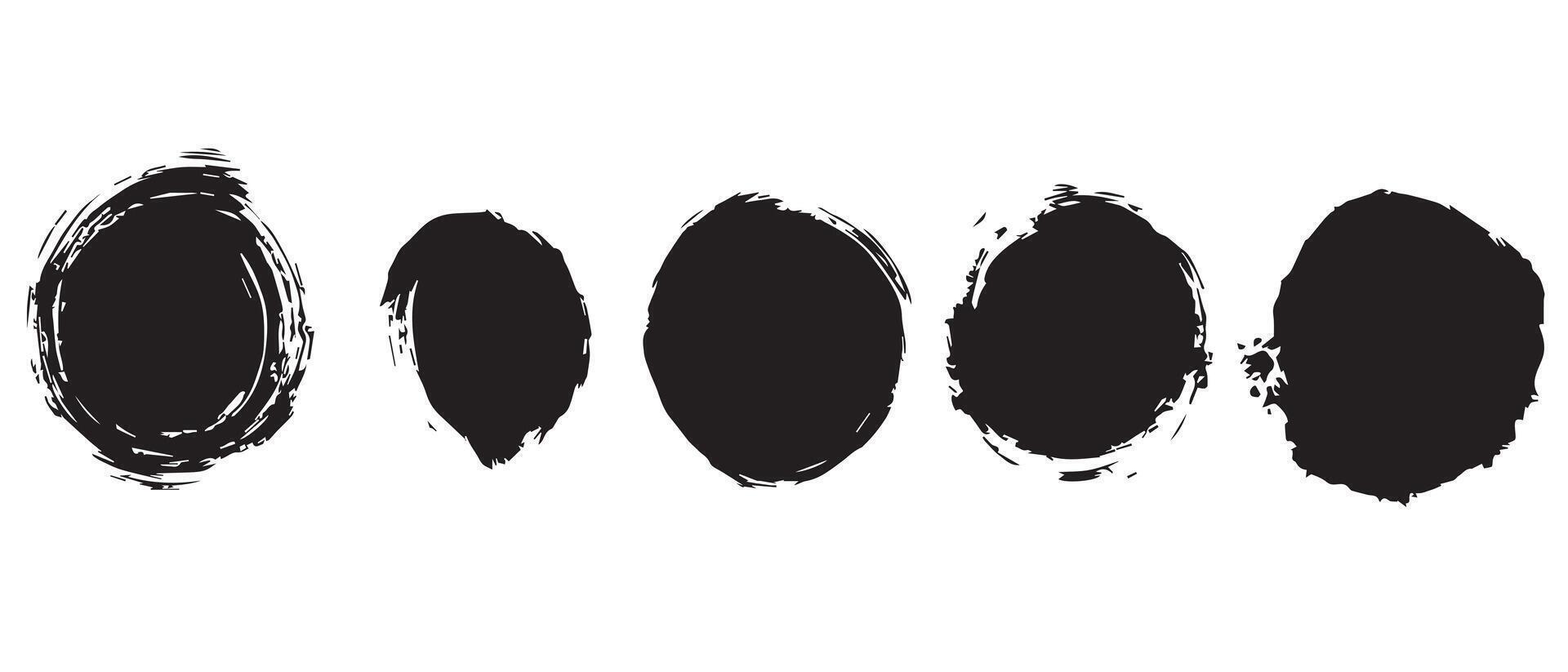 Graphic Ink Loops for Backgrounds vector