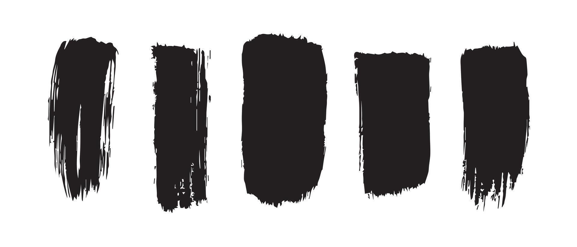 Grunge Ink Splatter Texture in Black vector