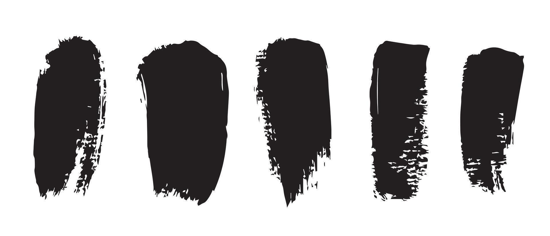 Modern Black Ink Splatter Texture Design vector