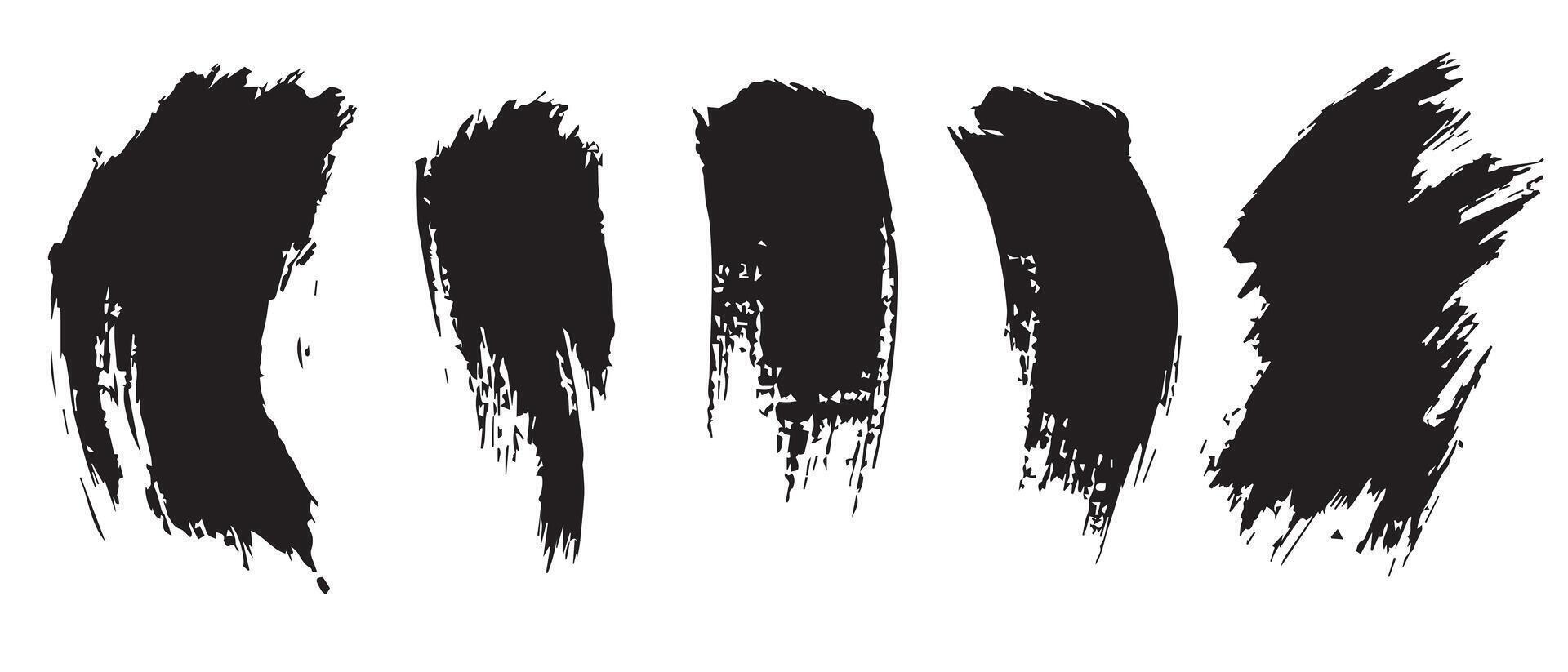 Black Ink Blot High-Resolution Texture Background vector