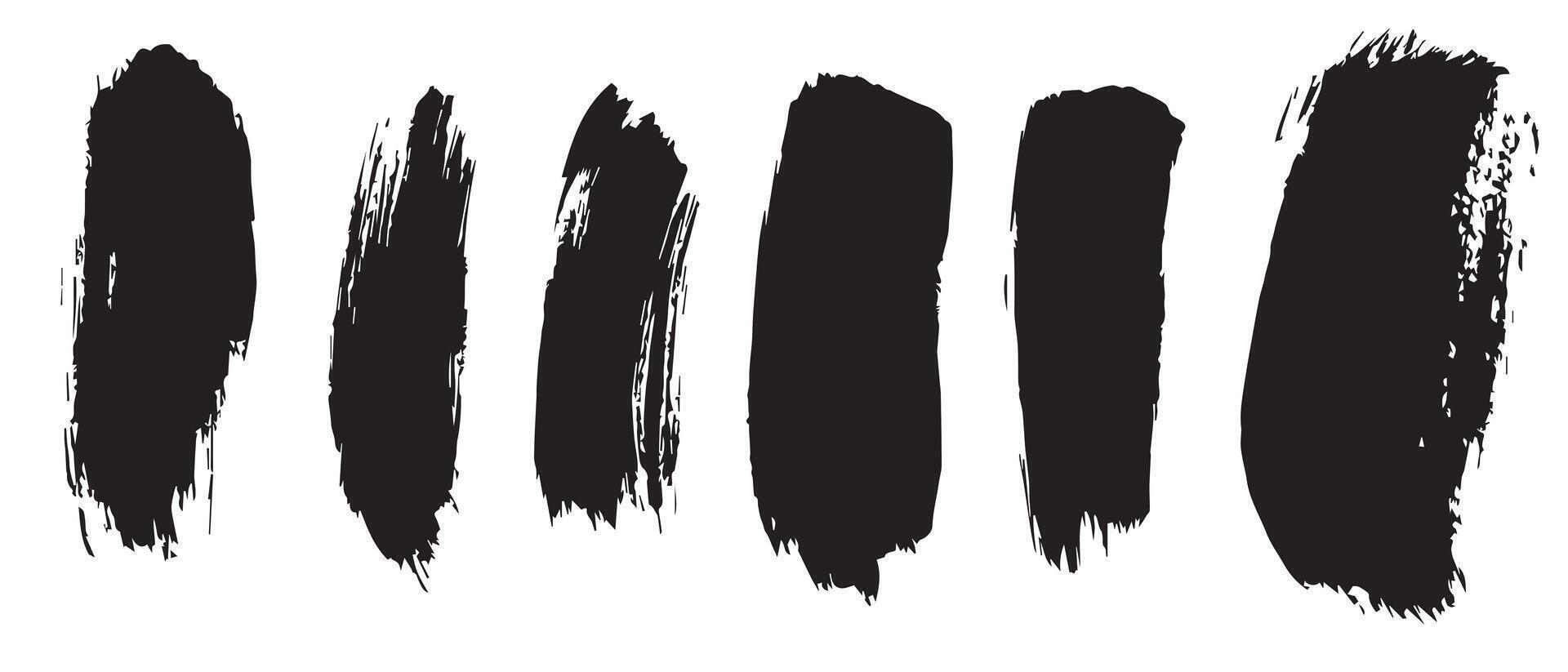 Raw Black Ink Splotch Background Texture vector