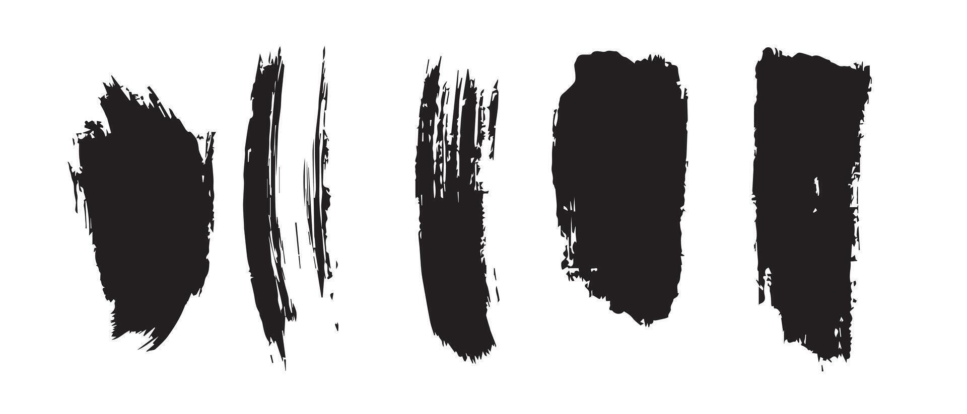 Realistic Black Ink Splat Texture in HD vector