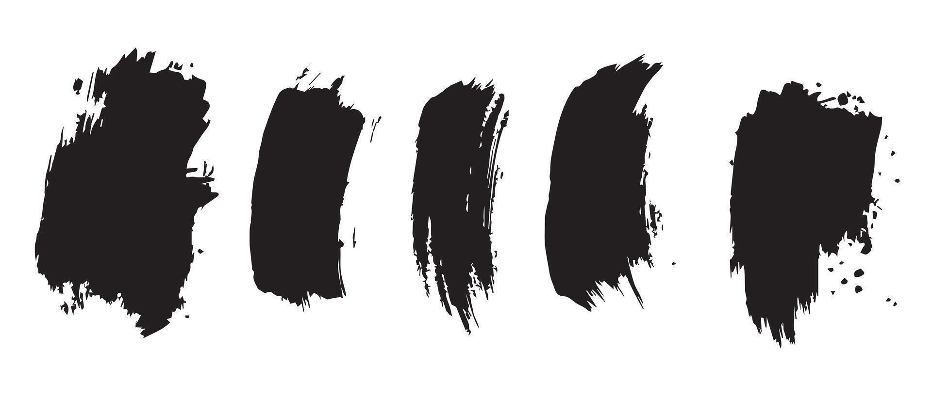 Black Ink Spread Texture Background vector