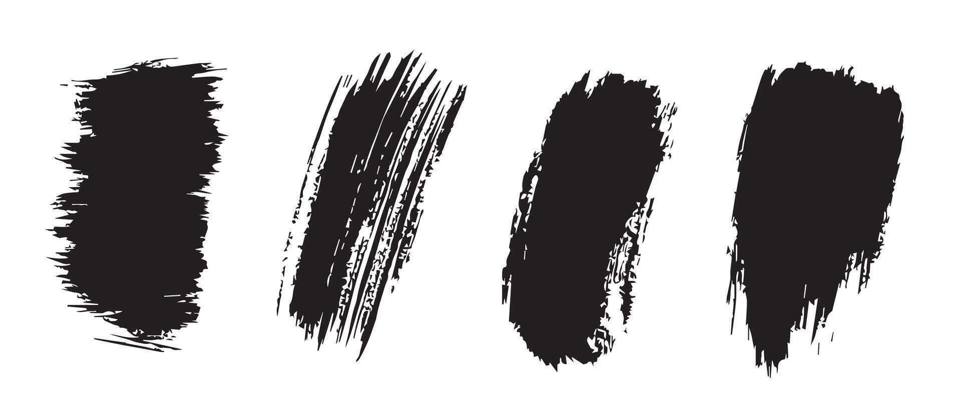 High-Resolution Ink Splatter Surface in Black vector