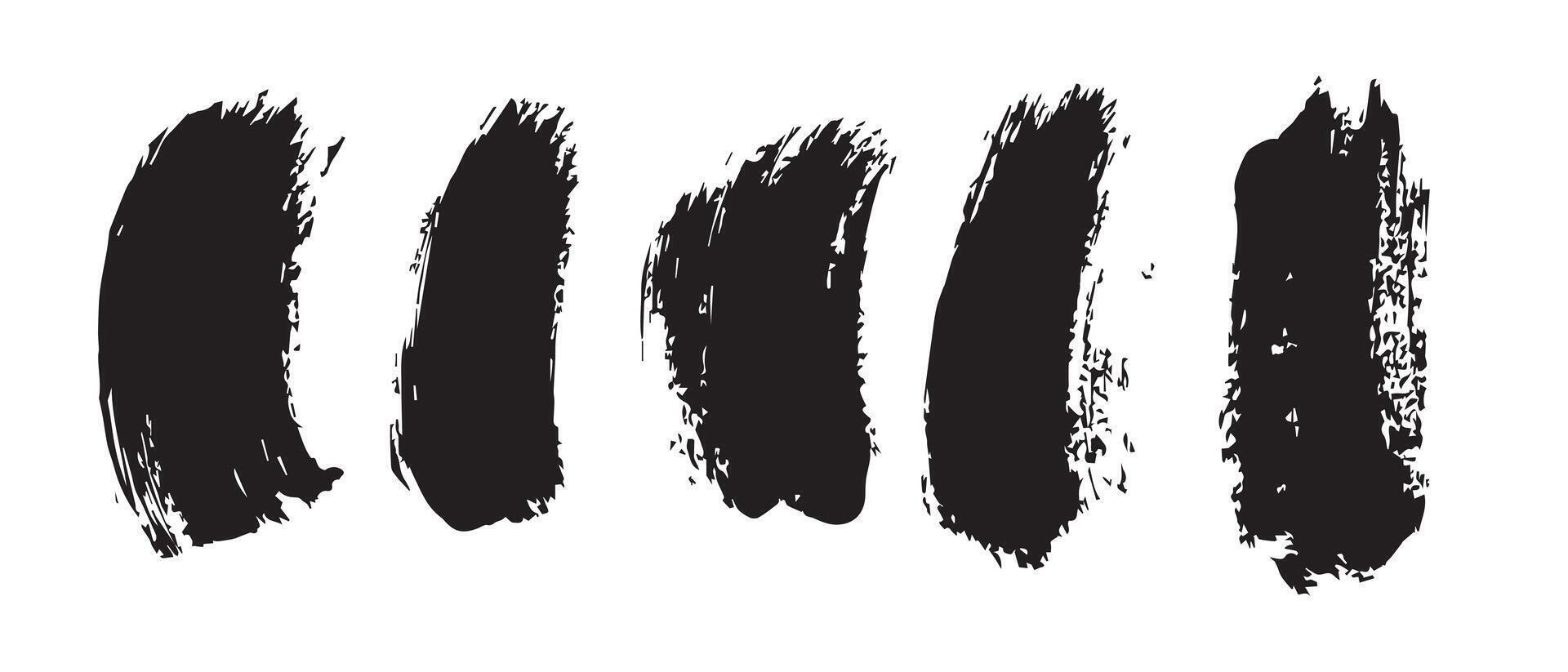 Grunge Splatter Texture Background in Black vector