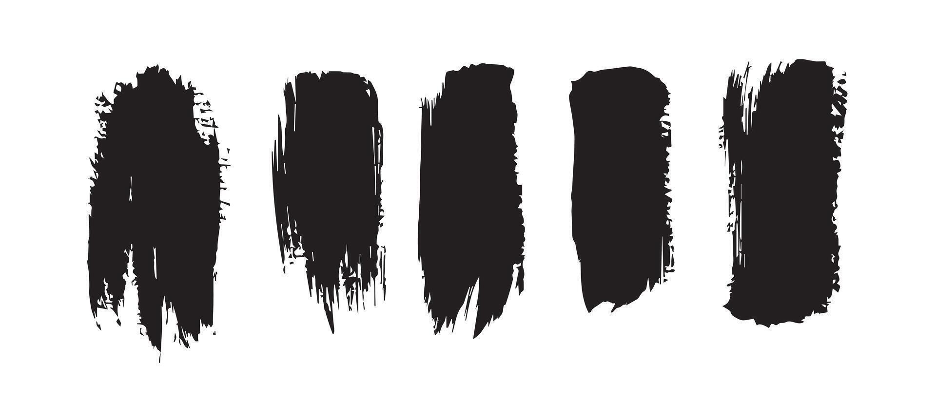 Splattered Ink Texture on Bright Background vector