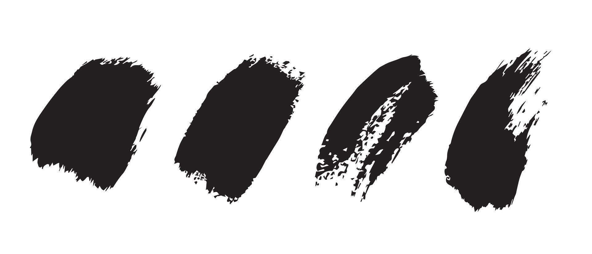 High-Quality Black Ink Pattern Texture vector