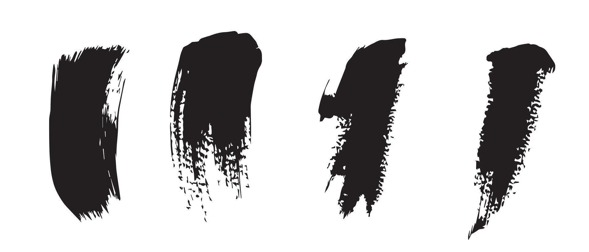 Isolated Ink Splat Texture in High Resolution vector