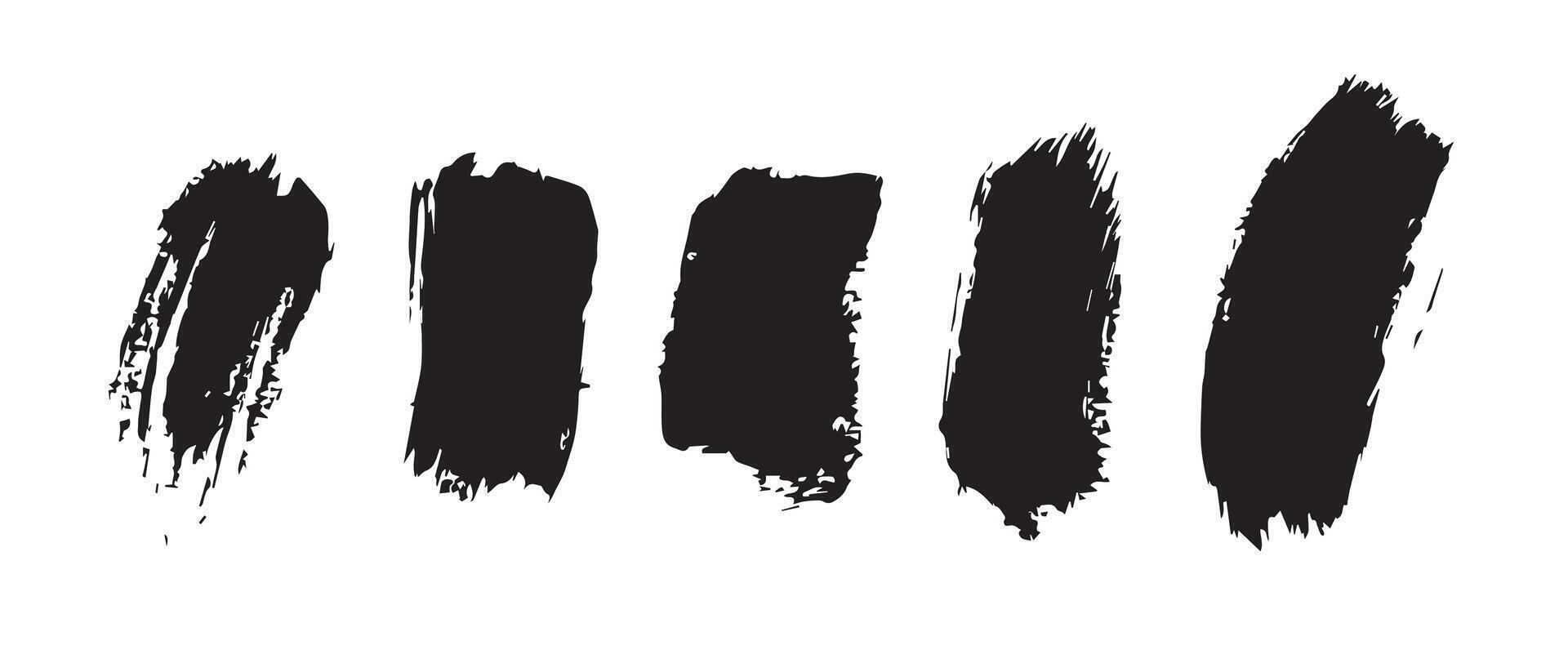 Black Ink Texture with Scattered Splatters vector
