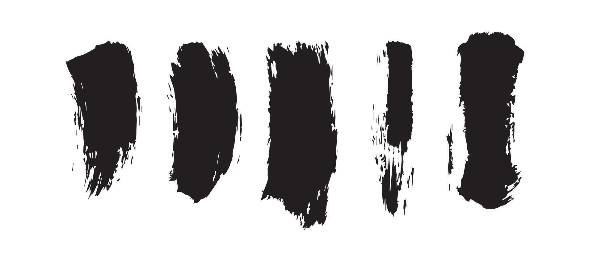 High-Definition Black Ink Spatter Design vector