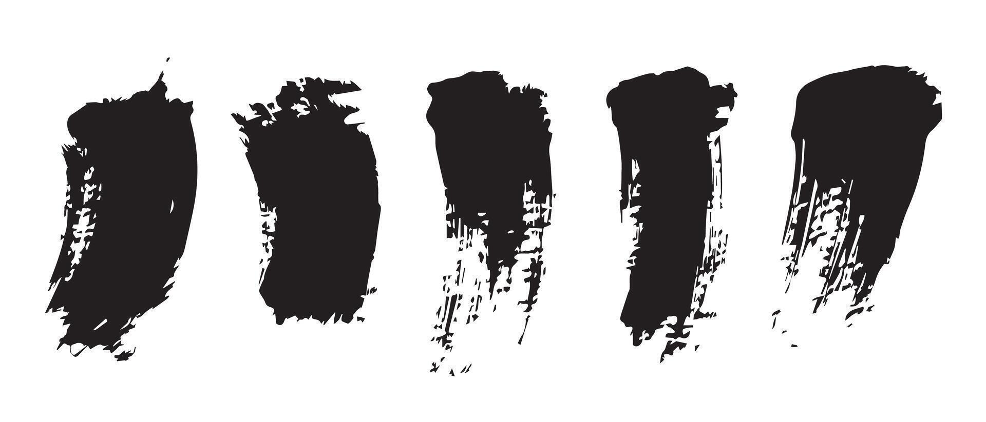 Raw Ink Texture in Splattered Form vector