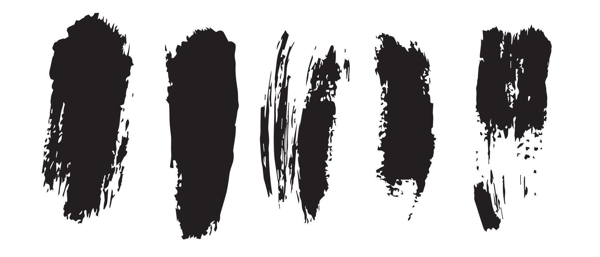 Grunge Splatter Texture with Dark Ink vector