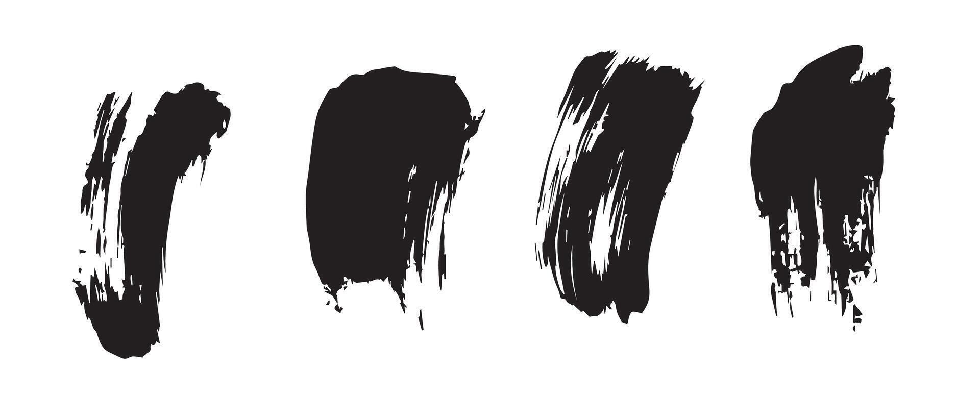 Black Ink Splotch Surface in High Resolution vector