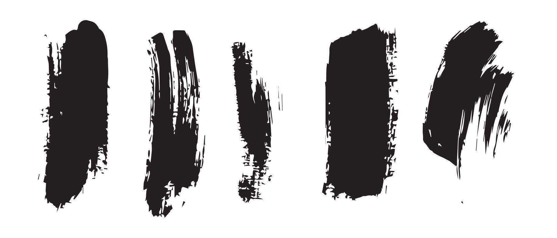 High-Res Black Ink Art Background vector