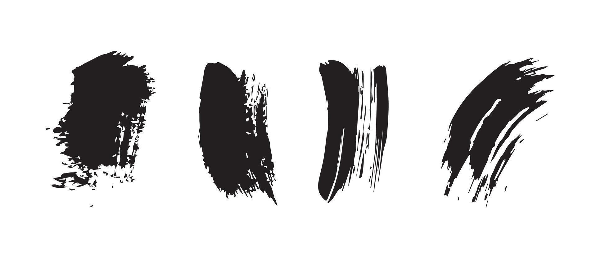 Ink Mist Texture Background in Black vector