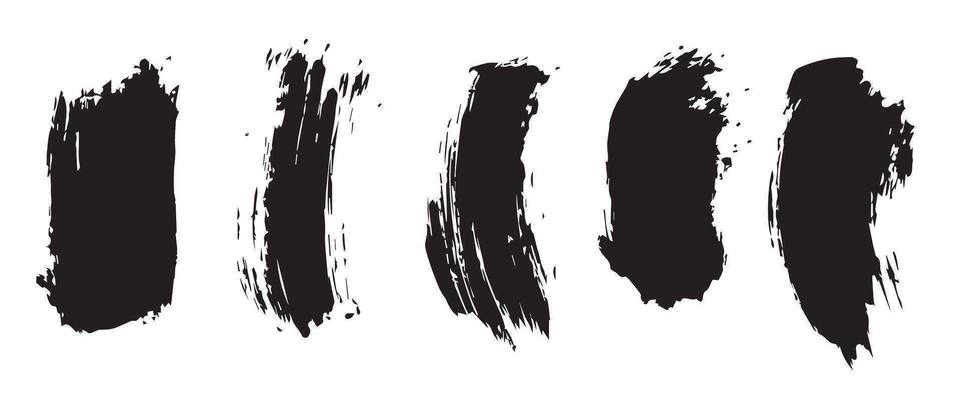 Sharp Detail Ink Texture in Rich Black vector