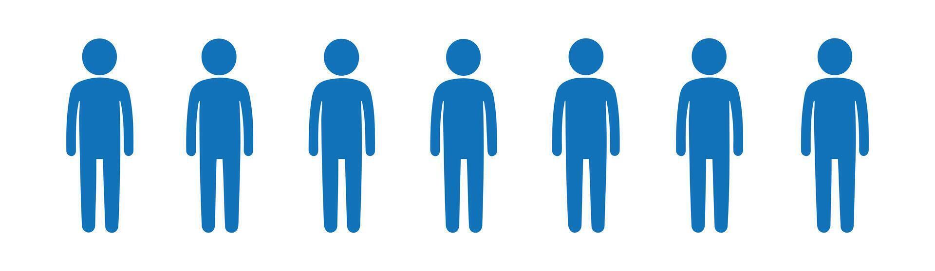 People Figures for Diversity and Inclusion Graphics vector