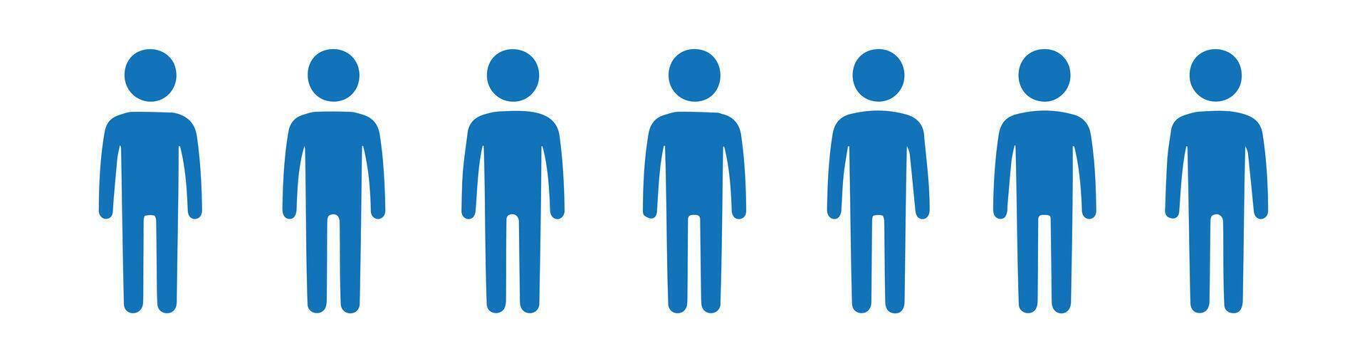 Silhouetted Individuals for HR Dashboards vector