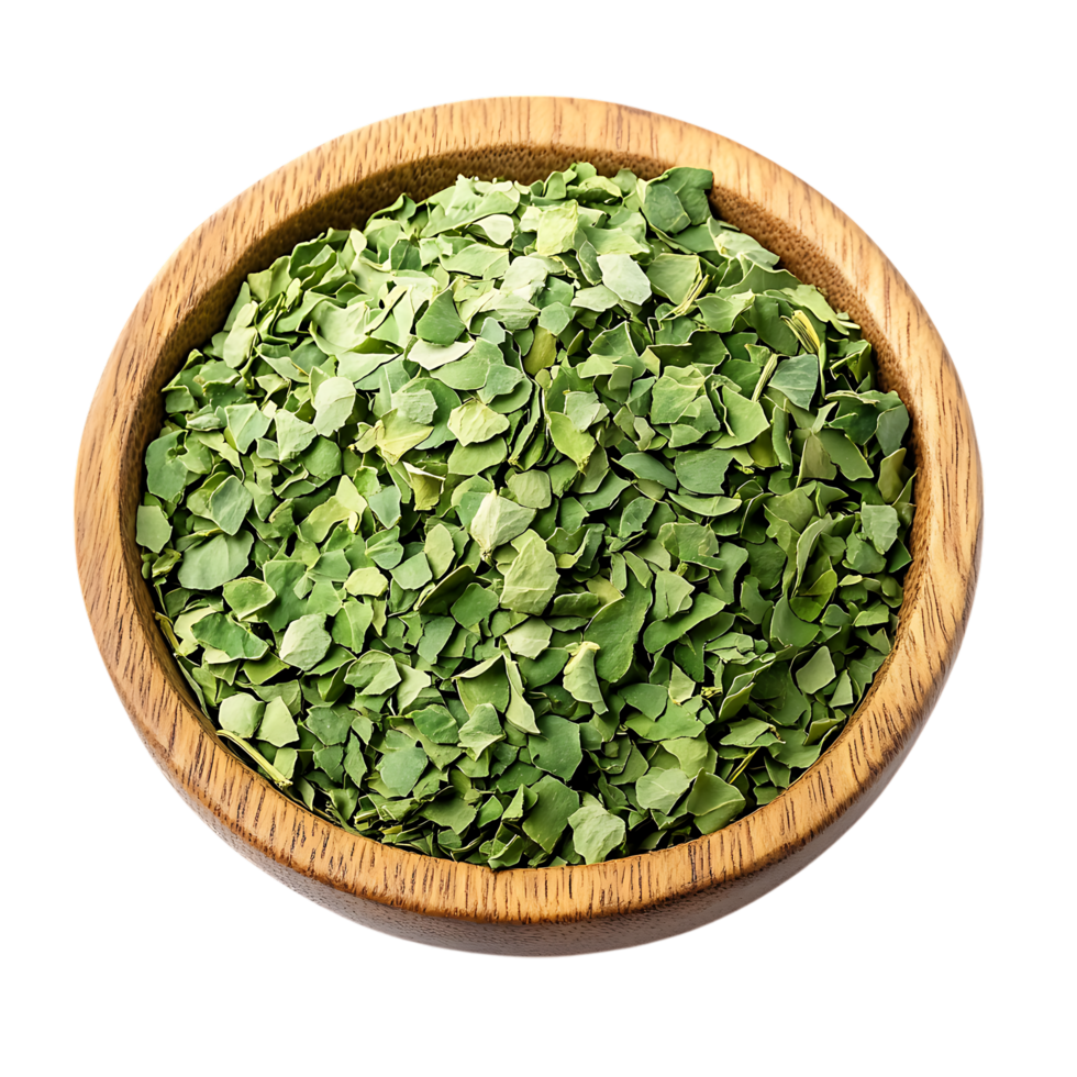 Organic Moringa Leaves Against Transparent Background for Holistic Health Promotions png