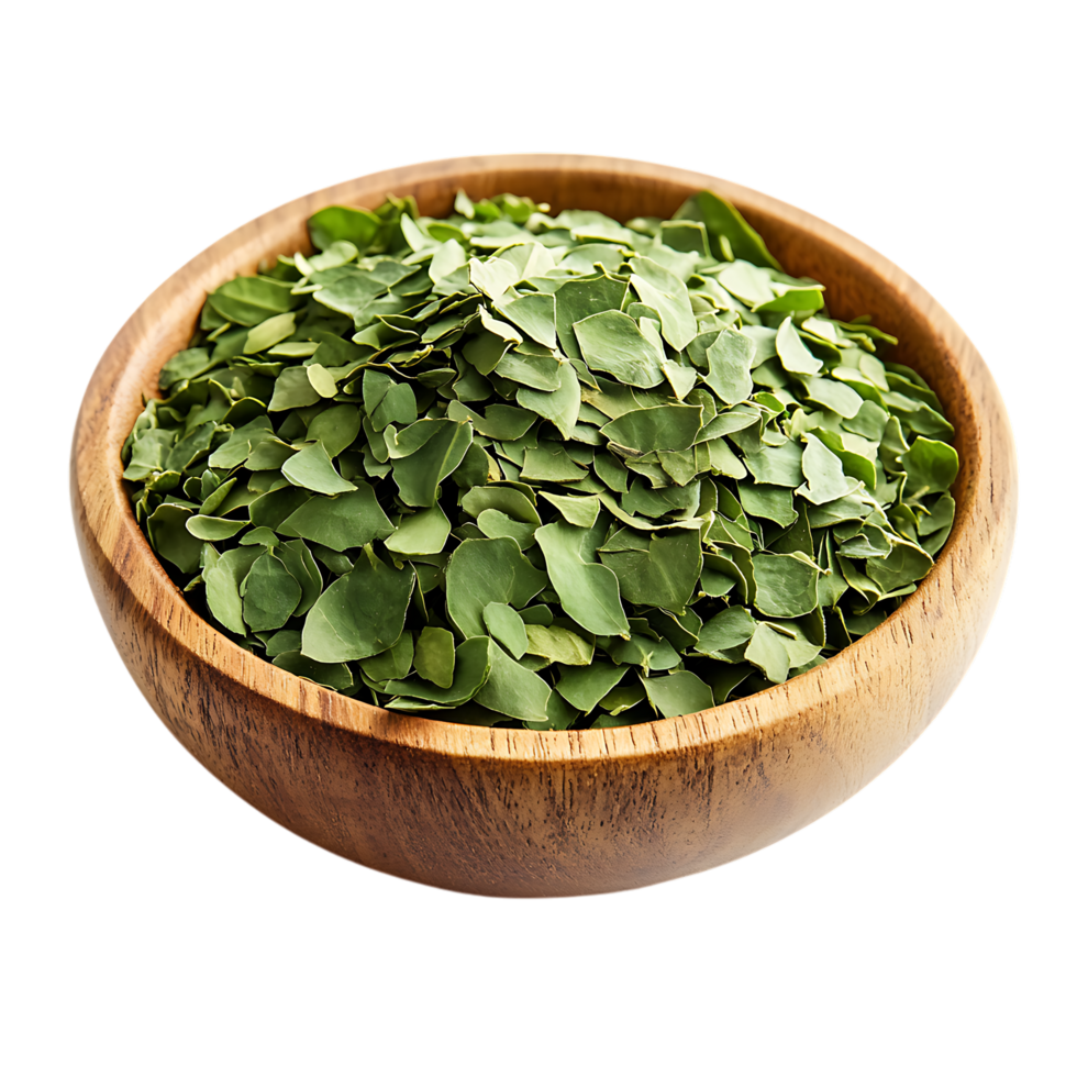 Wholesome Moringa Bowl Against Transparent Background for Clean Eating Campaigns png