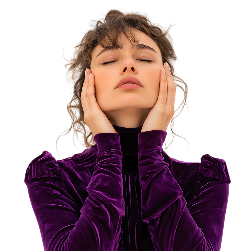 PNG Woman Experiencing Wrist Pain Against Transparent Background for Medical Branding, Healthcare Awareness, or Physiotherapy Promotions
