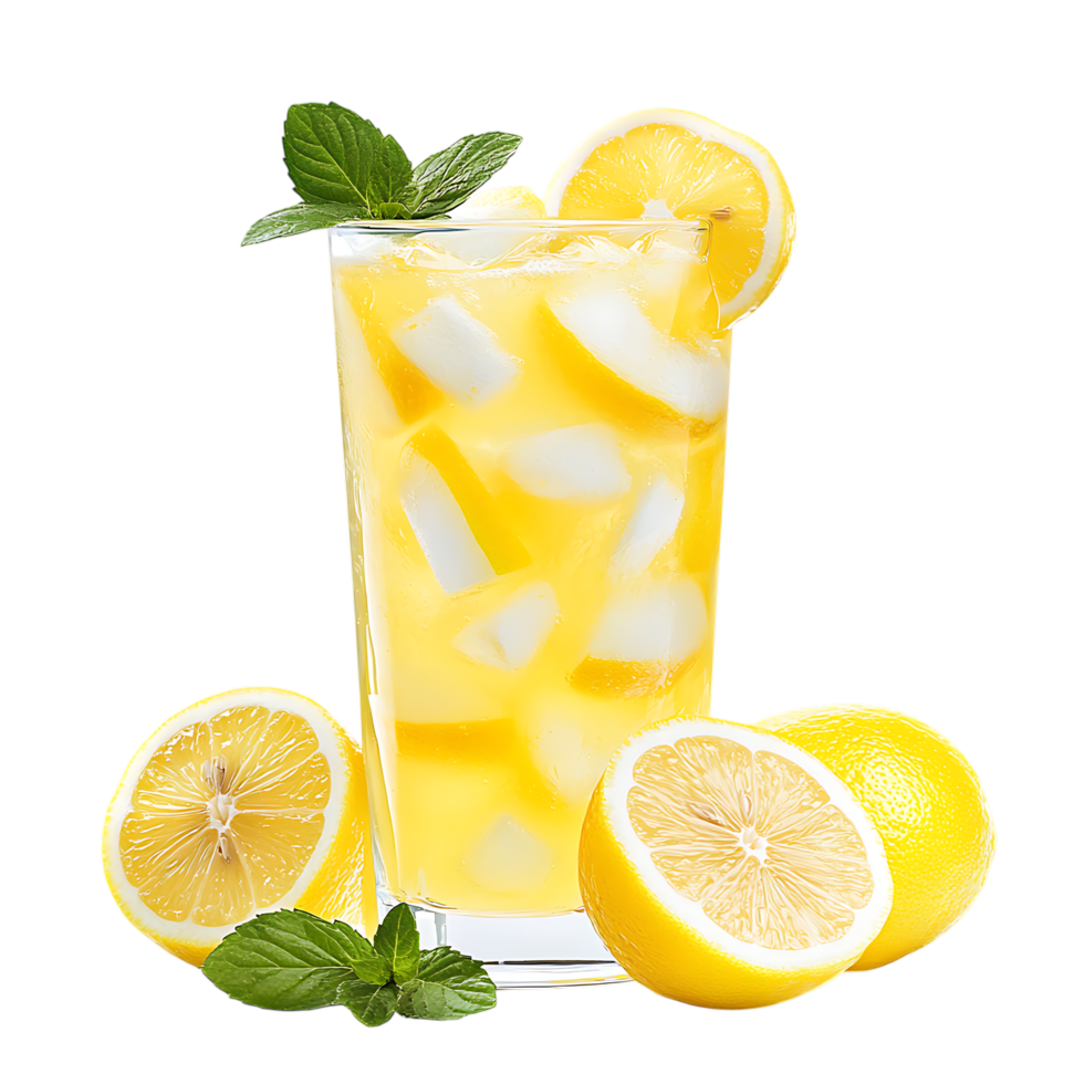 PNG Refreshing Homemade Lemonade A Zesty Summer Drink Against Transparent Background