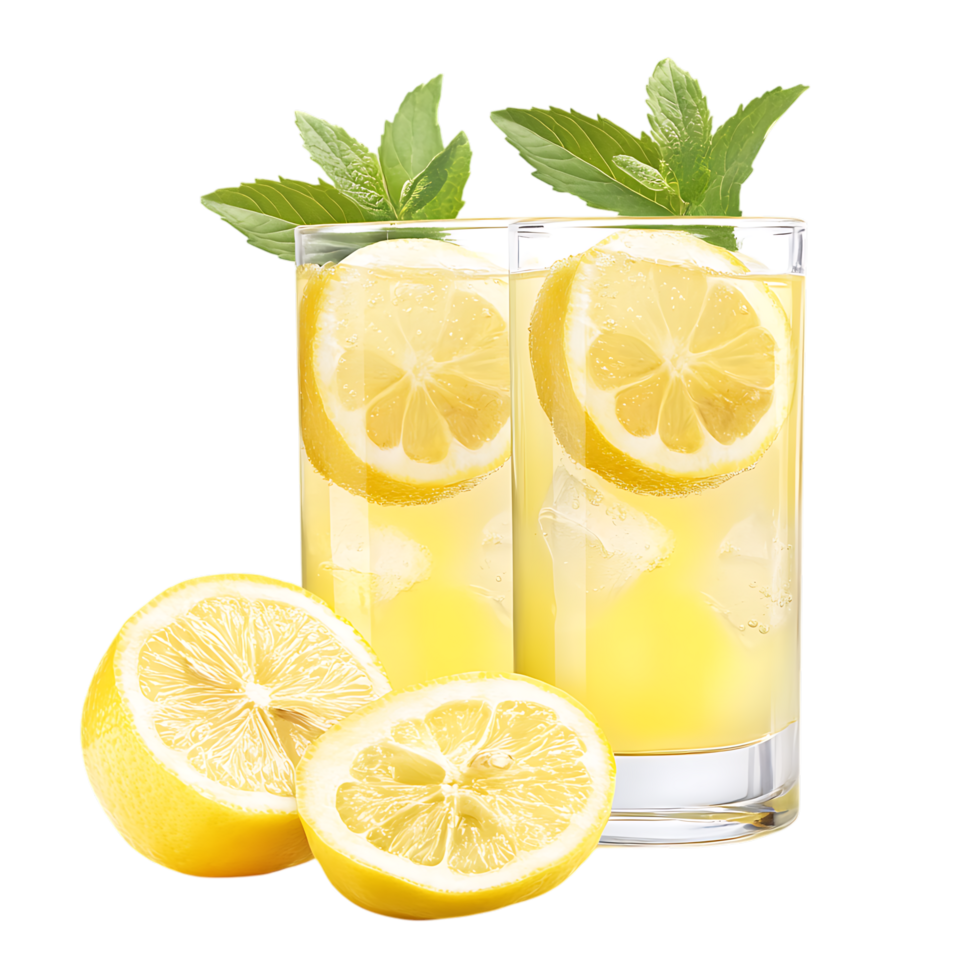 PNG Refreshing Homemade Lemonade A Zesty Summer Drink Against Transparent Background