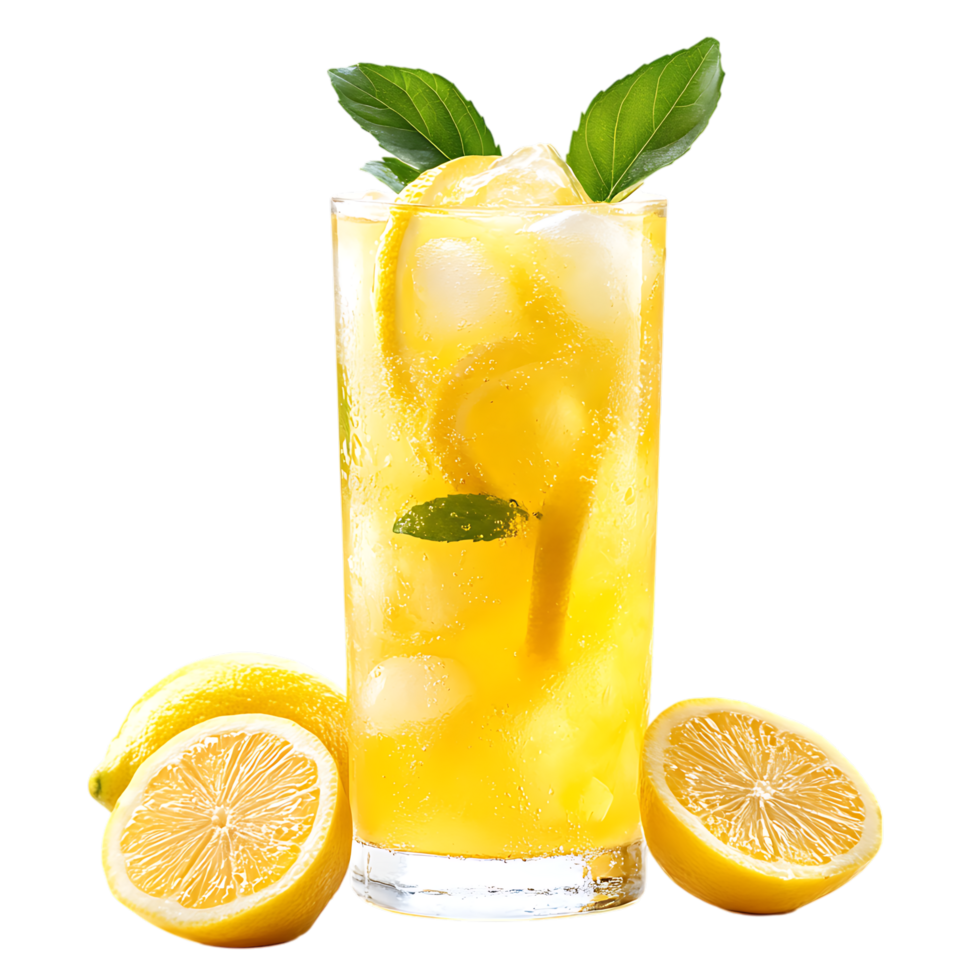 PNG Refreshing Homemade Lemonade A Zesty Summer Drink Against Transparent Background