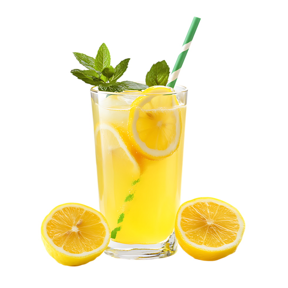 PNG Refreshing Homemade Lemonade A Zesty Summer Drink Against Transparent Background