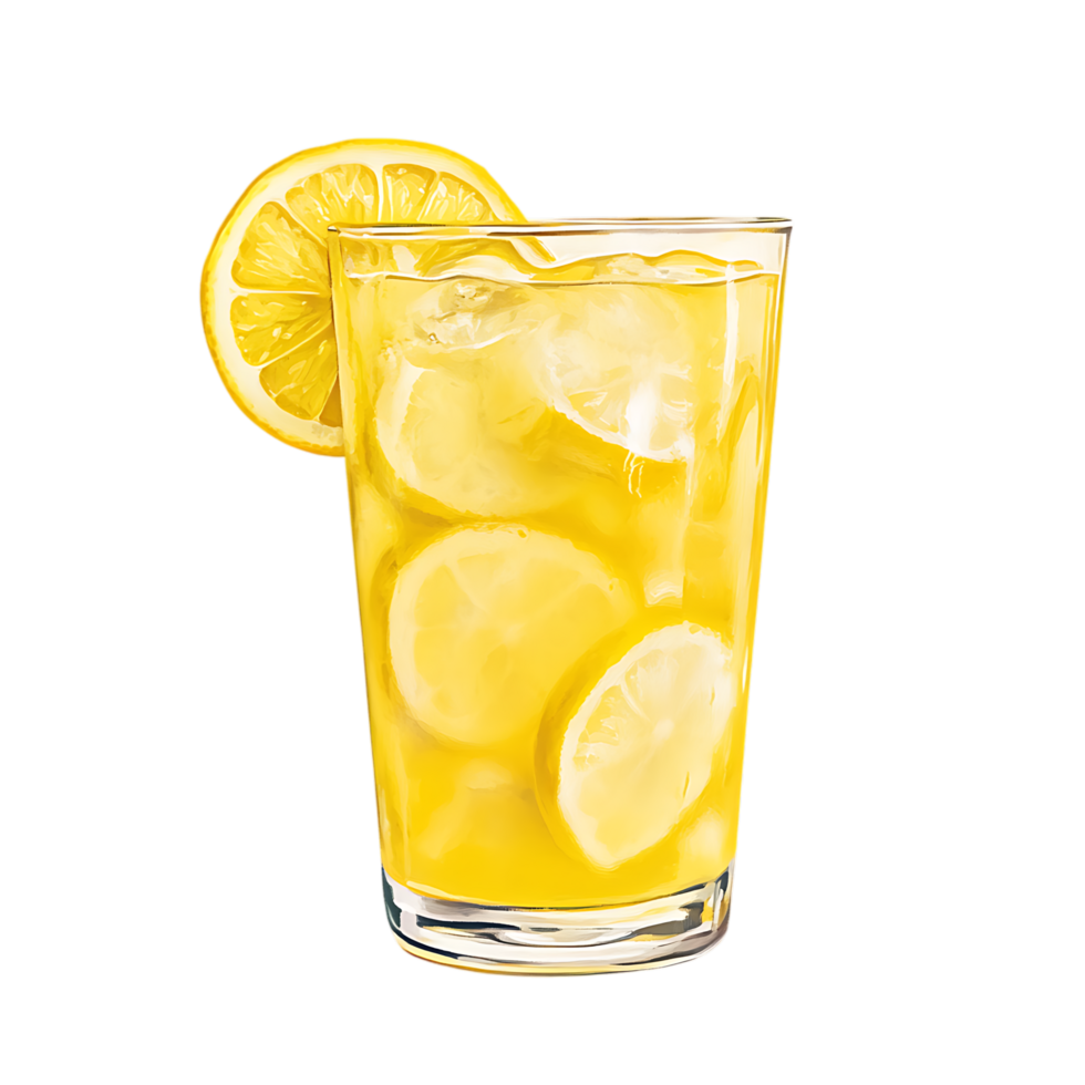 PNG Refreshing Homemade Lemonade A Zesty Summer Drink Against Transparent Background