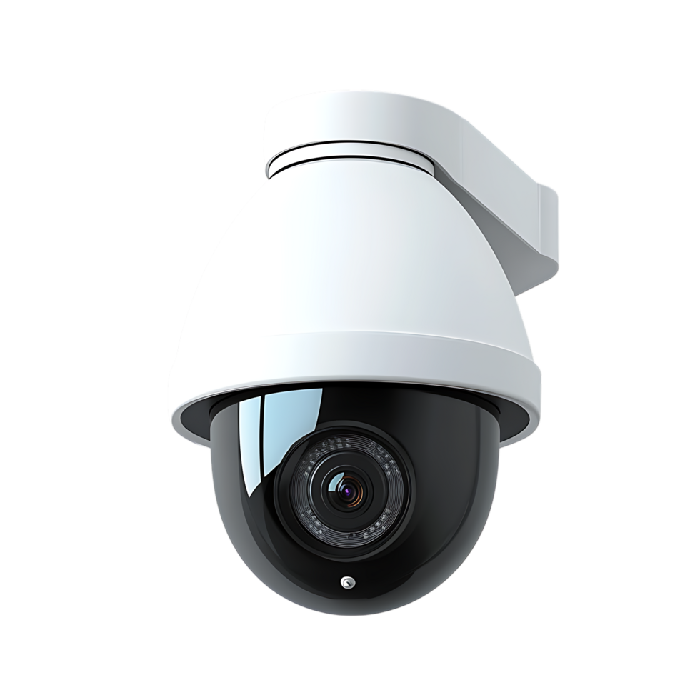 PNG High-Definition Security Camera System Modern Surveillance Against Transparent Background
