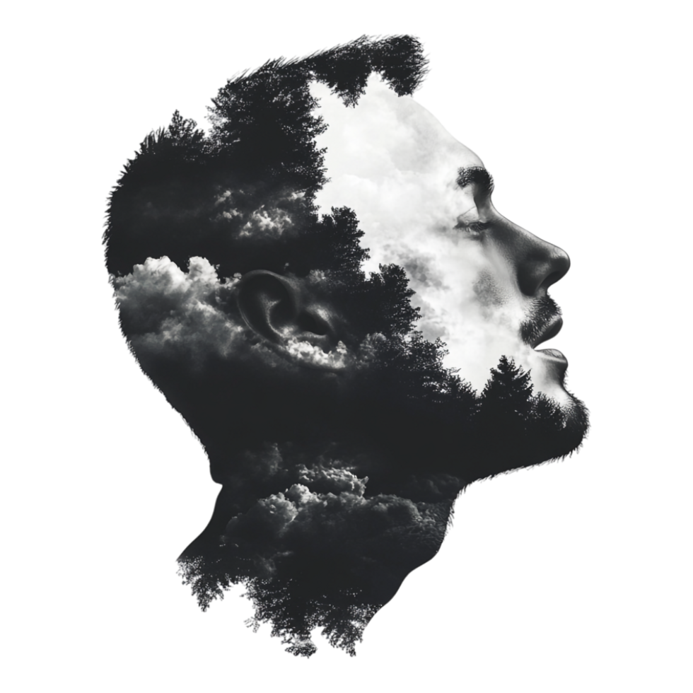 Motivational poster template isolated against a transparent background png