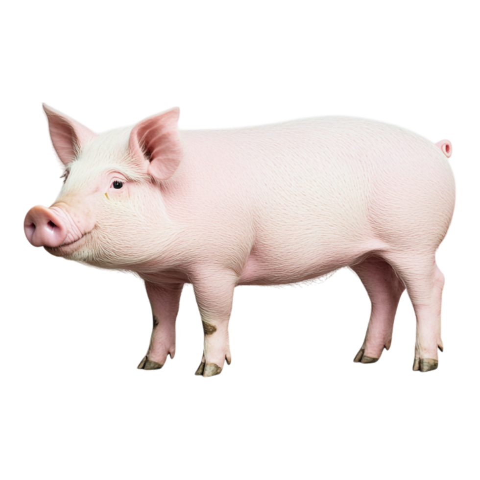Pig Isolated Against a Transparent Background png