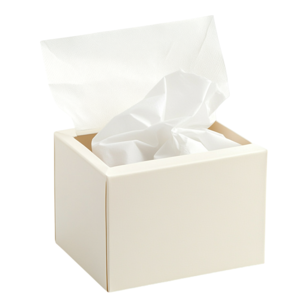 Tissue Box Isolated Against White Background png