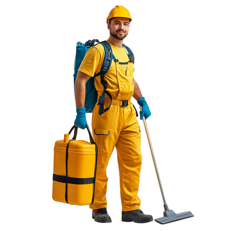 Cleaning Service Square Flyer Social Media Post png