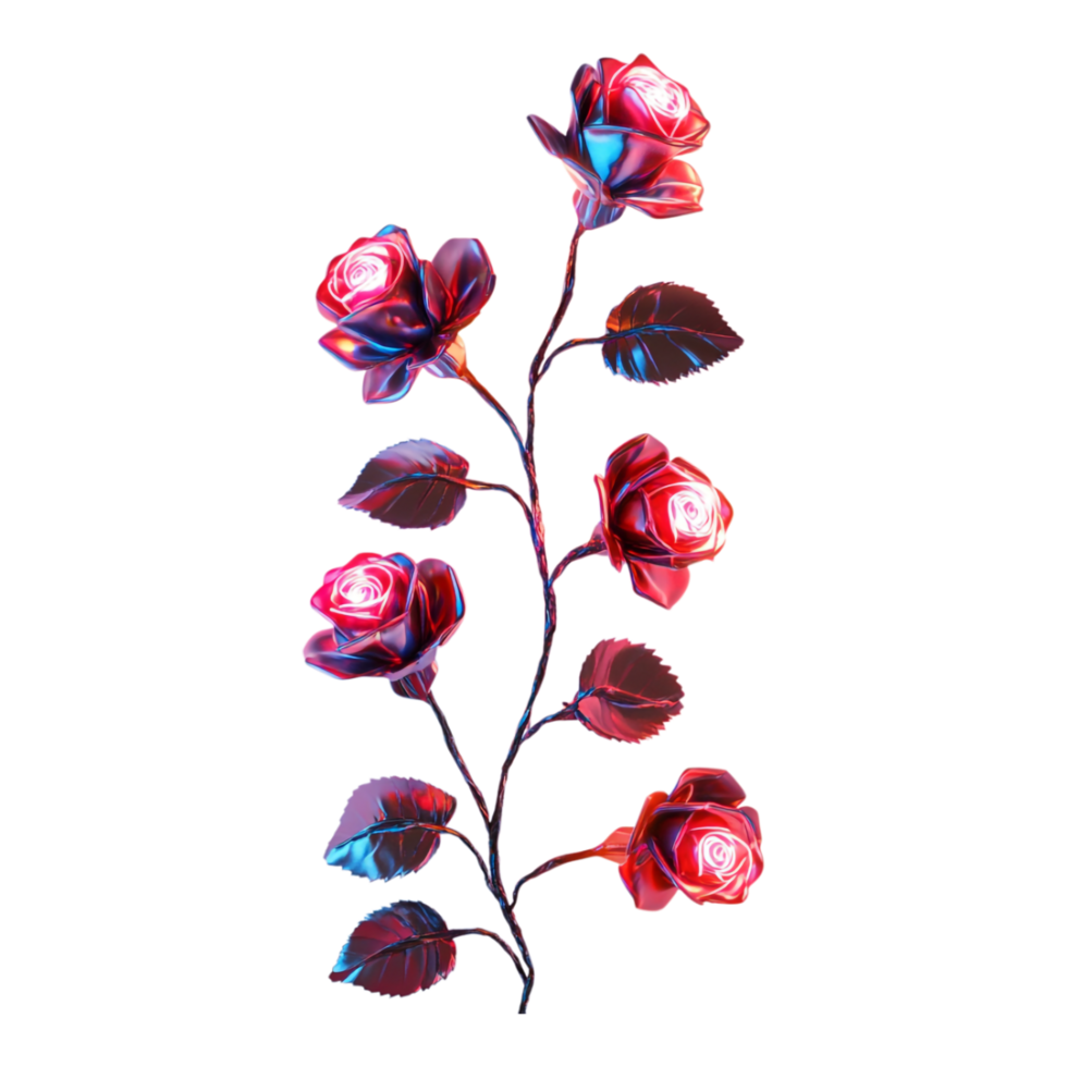 PNG Decorative String, Valentine Roses, and Chocolates Radiating Love for Valentine's Day, Romantic Designs, or Festive Themes